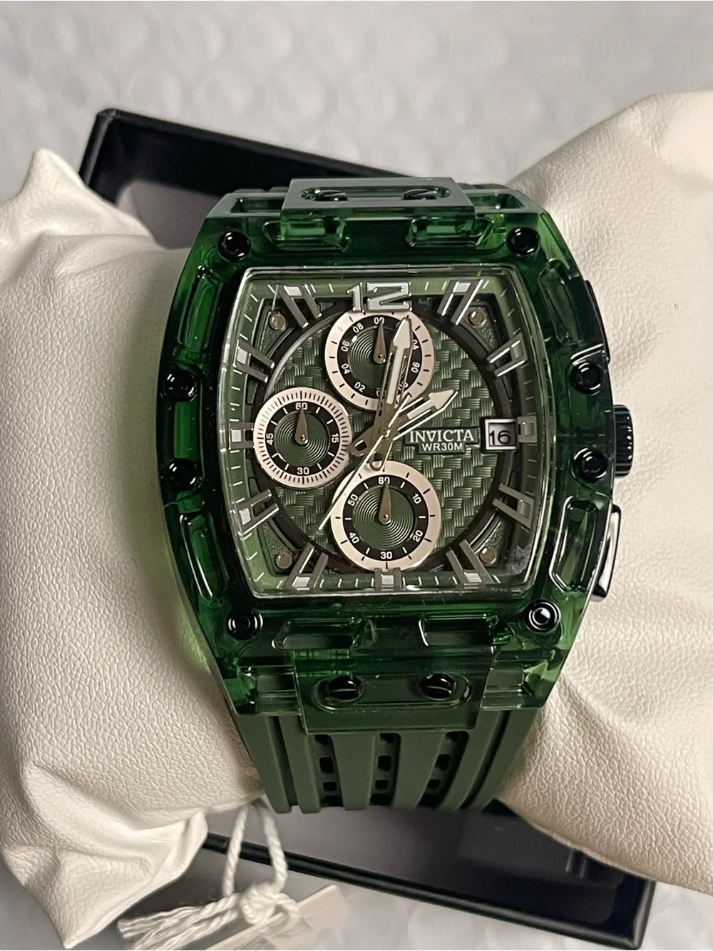 Invicta S1 Rally Men's Watch - 42mm, Green & Silver new